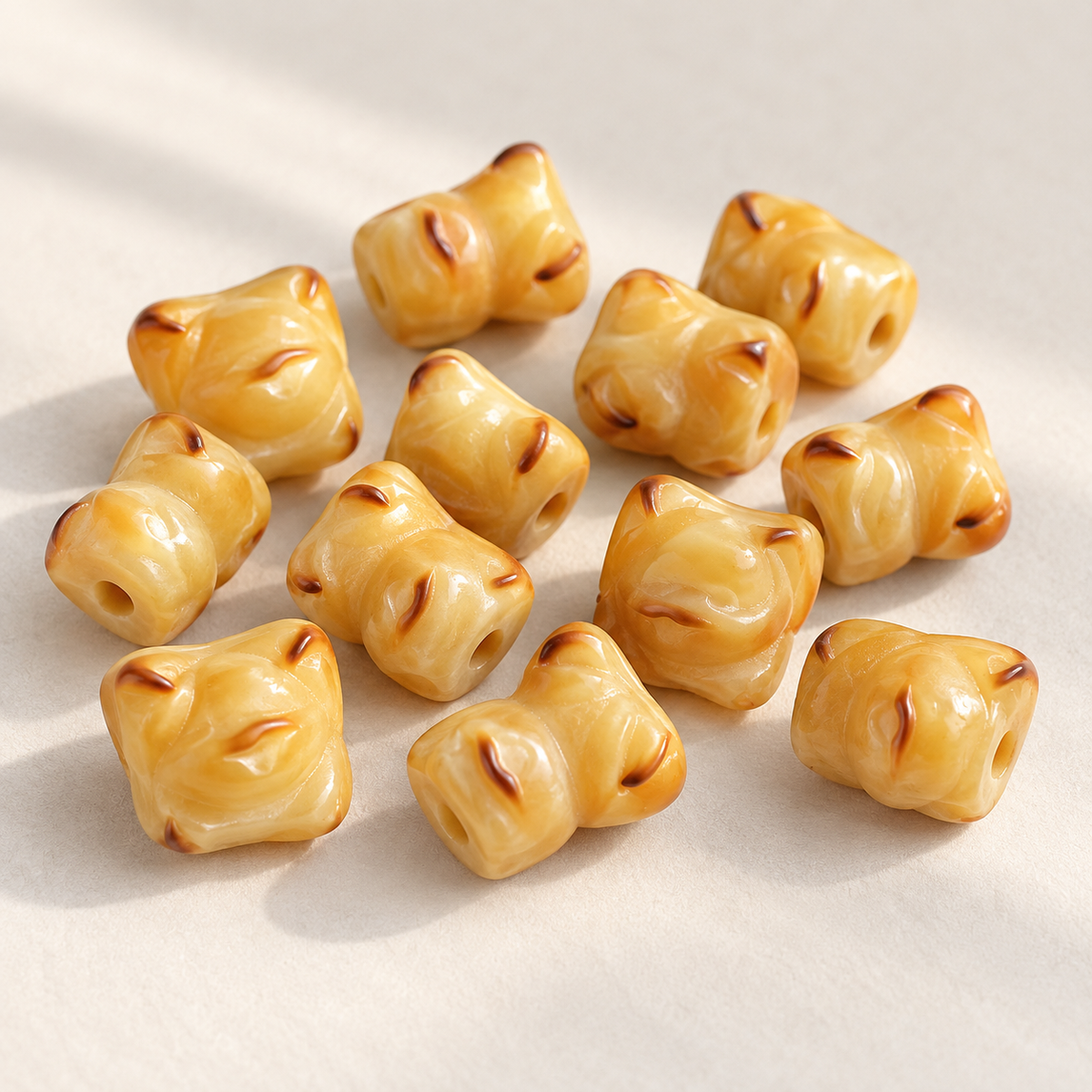 C-Bodhi carving beads(carved Bodhi) — original studio product photograph