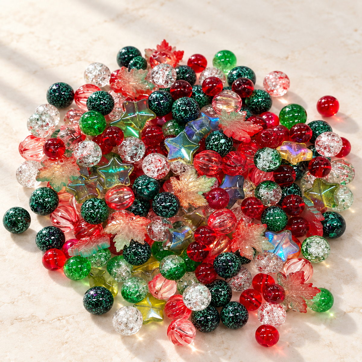 ✨【NEW】Glass-Christmas Gleam — original studio product photograph