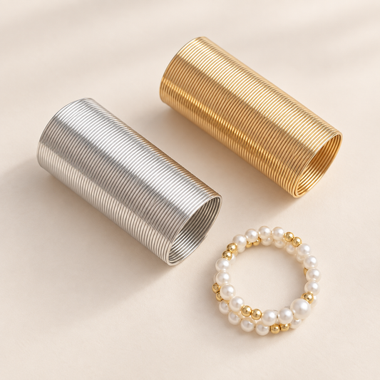 Memory wire&soft wire — original studio product photograph