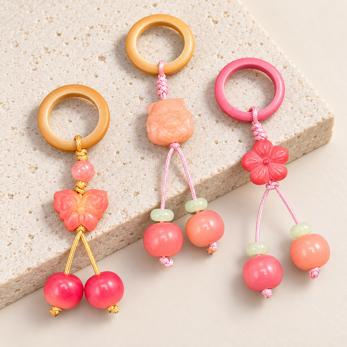 Handmade Bodhi dangling — original studio product photograph