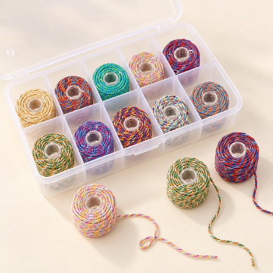 Handmade cotton string(not stretch) — original studio product photograph