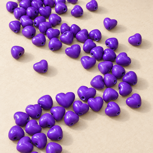 [NEW] Natural Bodhi Heart Beads — original studio product photograph