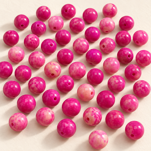 [B1G1] Collection-Dapple Pattern Natural Bodhi Beads | Unique Textured DIY Beads — original studio product photograph