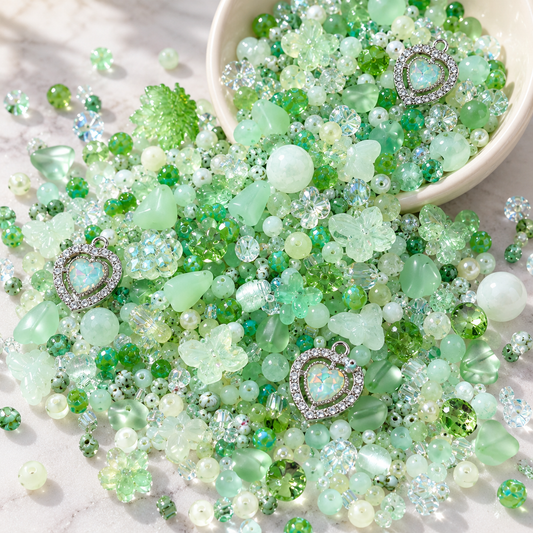 ✨【NEW】Seed Bead-Green Grape — original studio product photograph