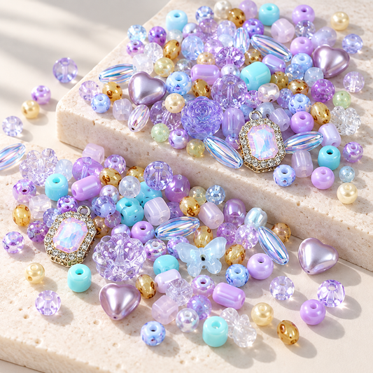 ✨【NEW】Seed Bead-Lavender Dream — original studio product photograph