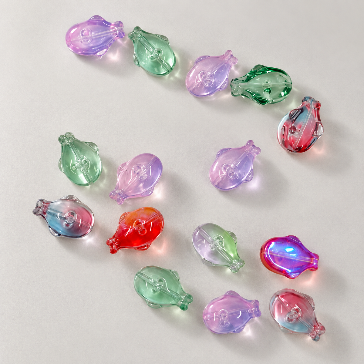 ✨【NEW】Ocean Whale | Translucent Glass Charms for DIY Jewelry Making — original studio product photograph