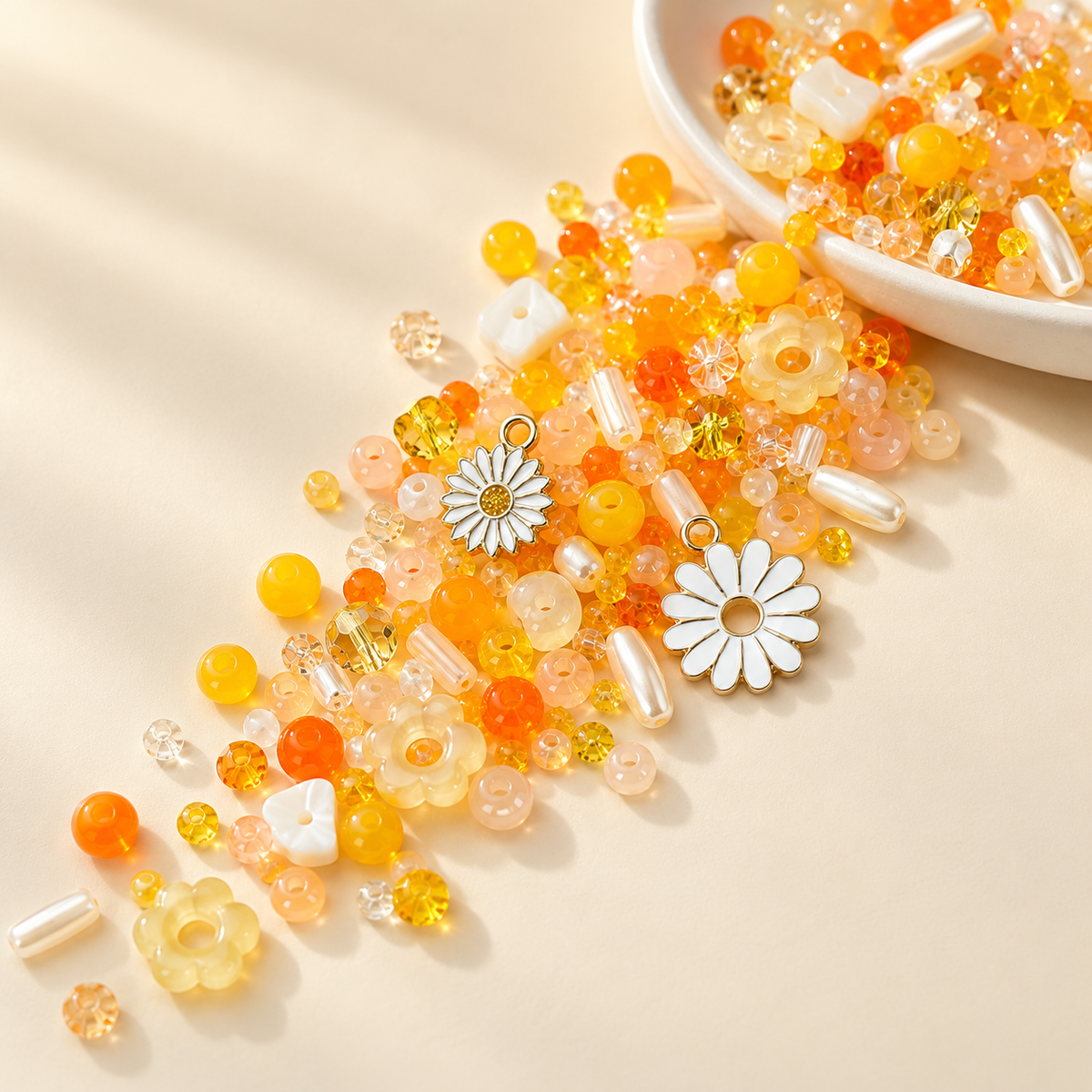 ✨【NEW】Seed Bead-Sunny Petal — original studio product photograph