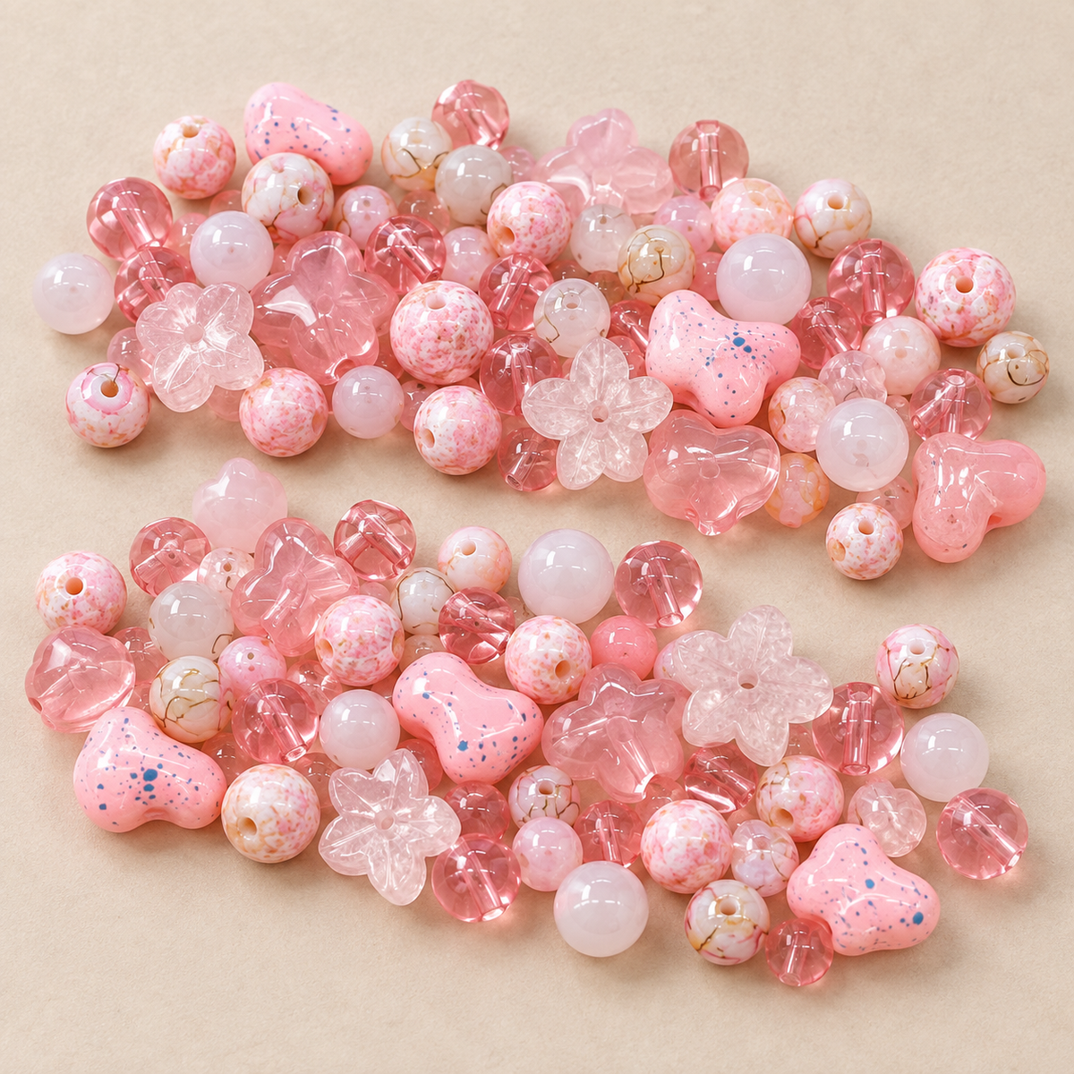 ✨【NEW】Glass-Pink Confetti II — original studio product photograph