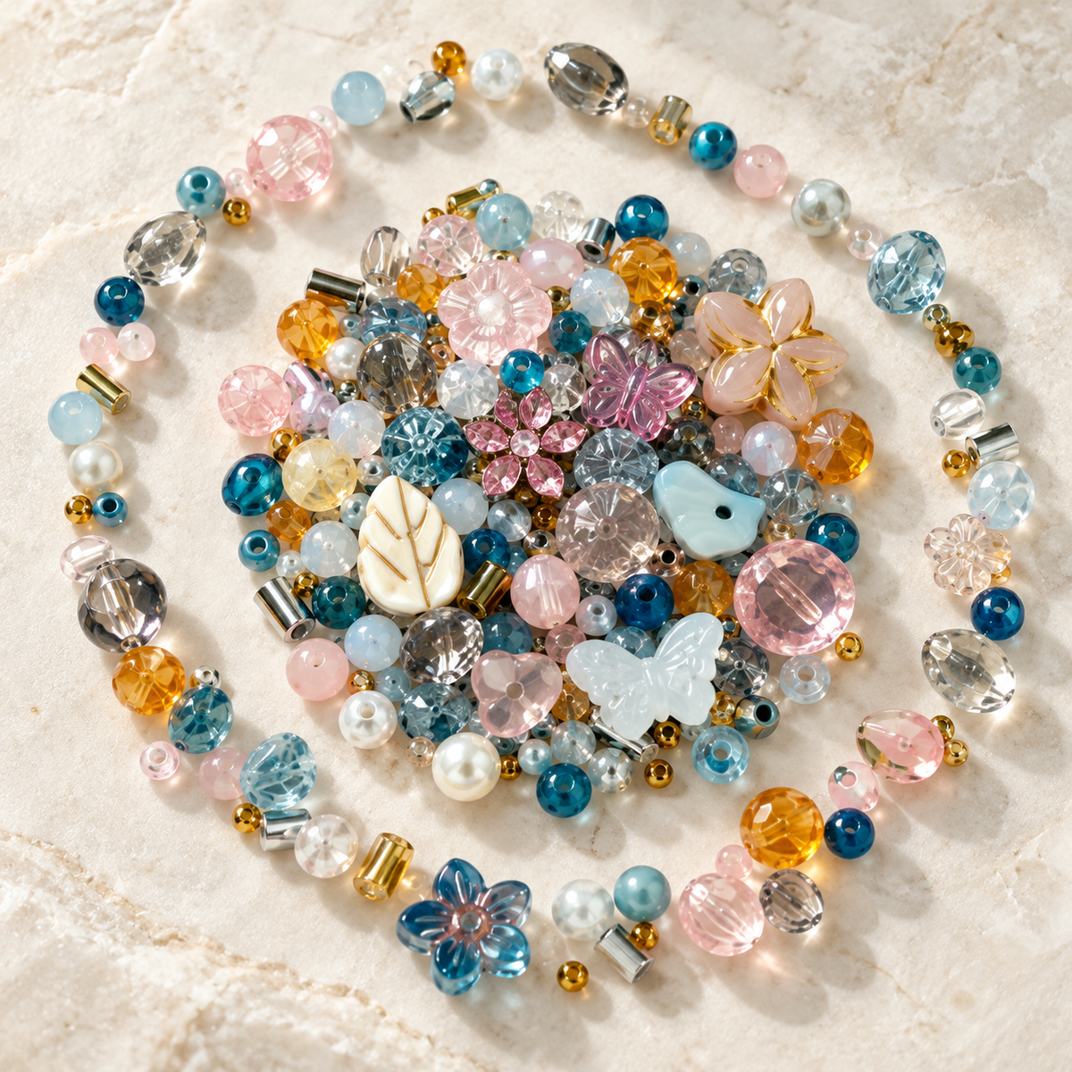 ✨【NEW】Seed Bead-Sea Blossom — original studio product photograph