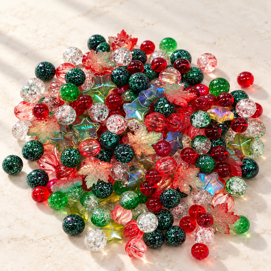 ✨【NEW】Glass-Christmas Gleam — original studio product photograph