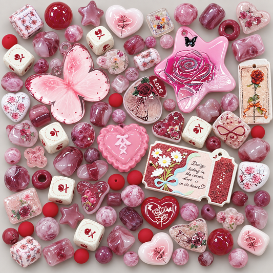 ✨【NEW】Acrylic-Rosy Verse — original studio product photograph
